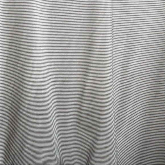 Adidas Climacool Polo Shirt Crown Royal Mens XXL Beige White Stripe Short Sleeve - Picture 8 of 12